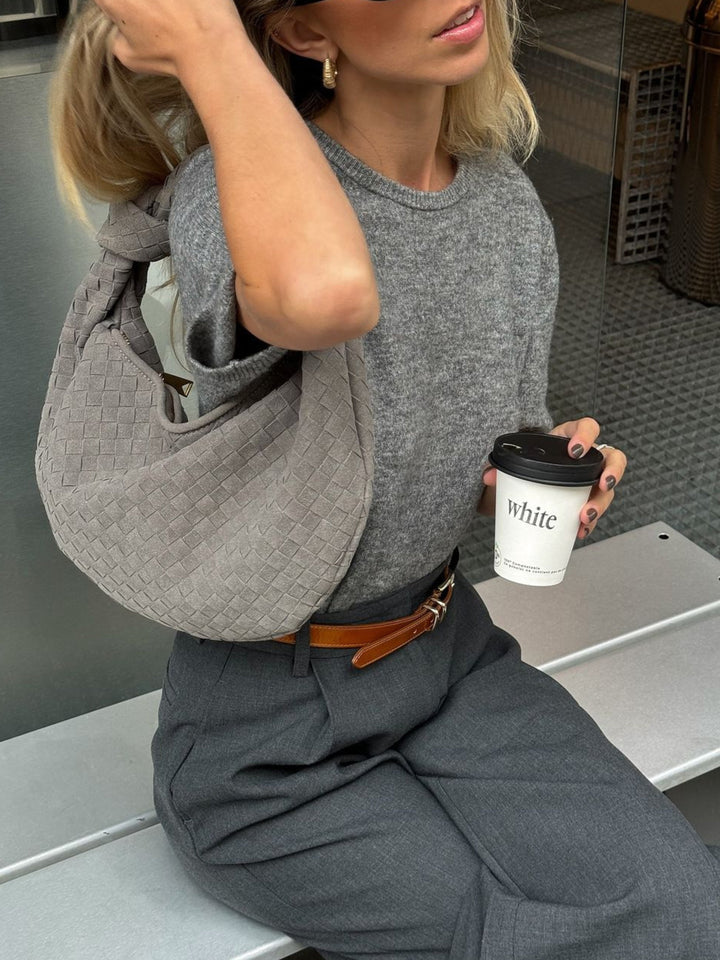 Estela - Medium Suede Bag