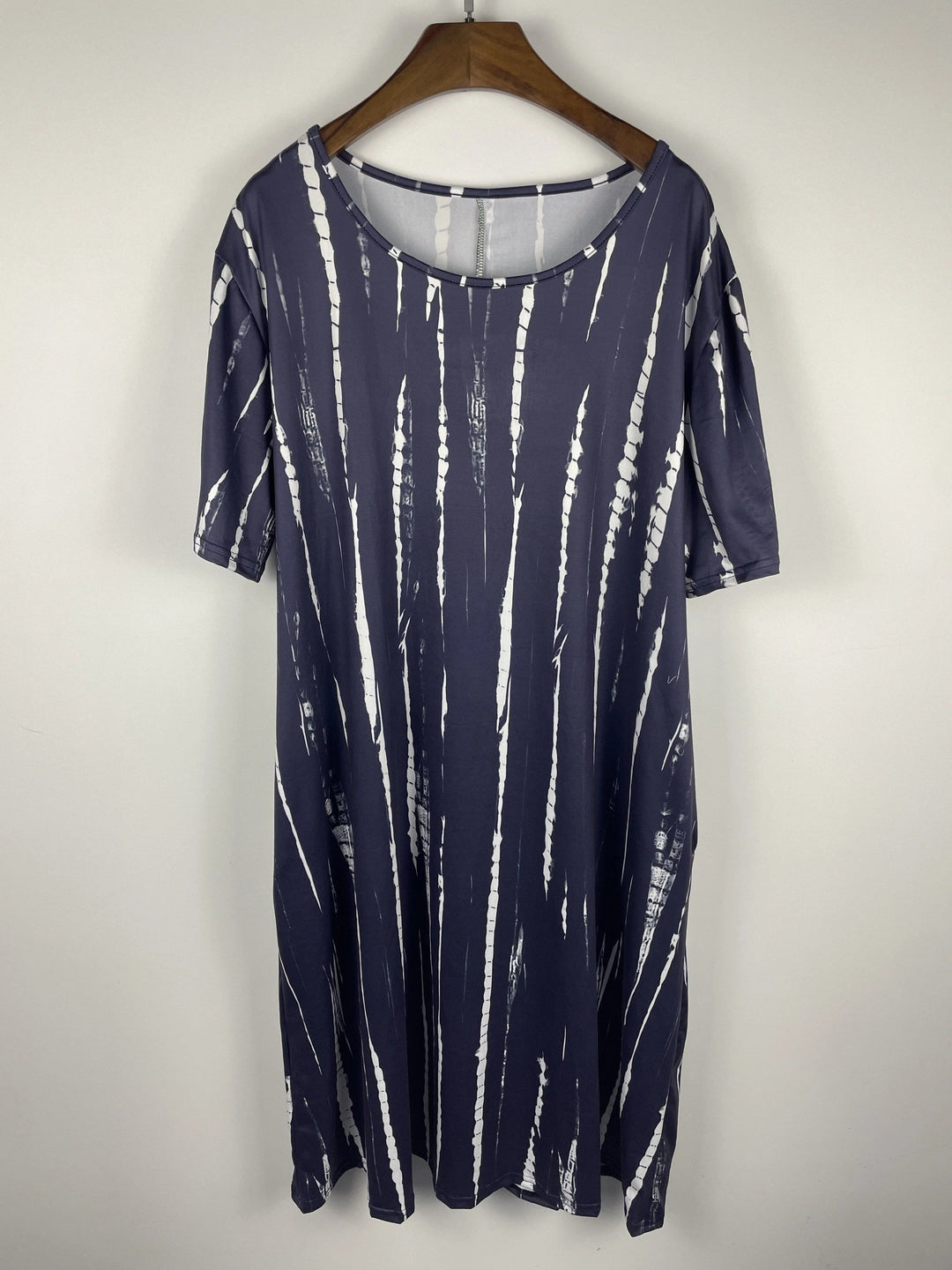Alba - Vestido de camiseta boho en tallas grandes