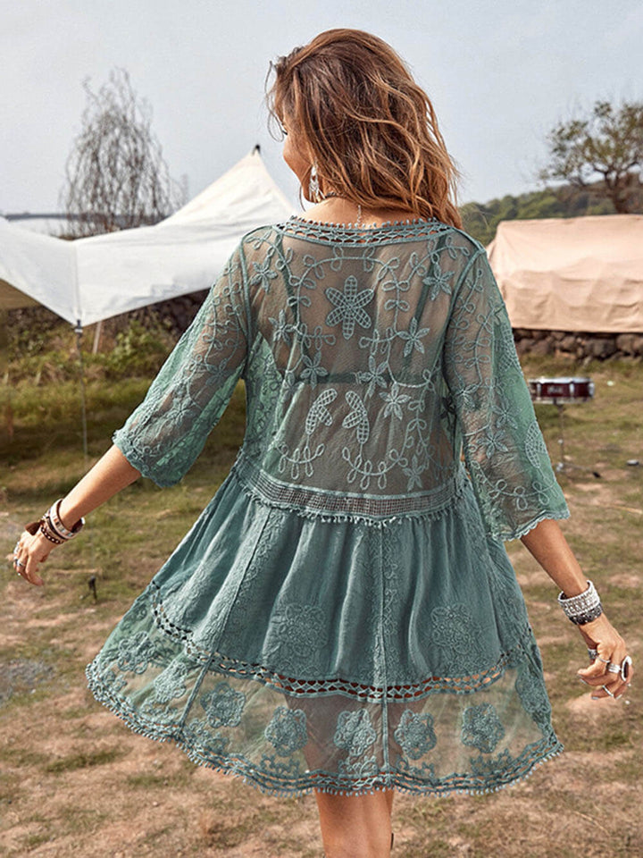 Valentina - Vestido Mini Suelto con Escote en V