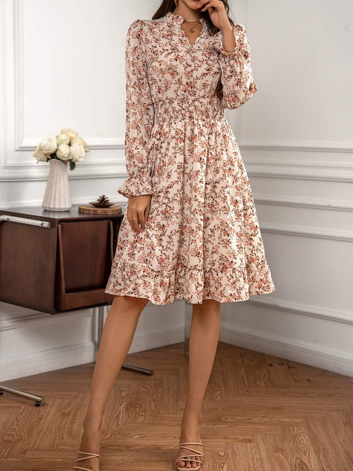 Genoveva - Vestido Floral Elegante