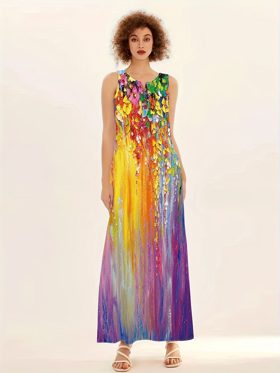 Adelina - Vestido Maxi Bohemio Floral
