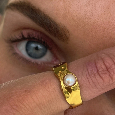 Milagros - ANILLO DE LAVA DE ORO