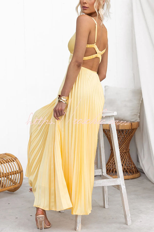 Ximena - Impresionante Vestido Plisado