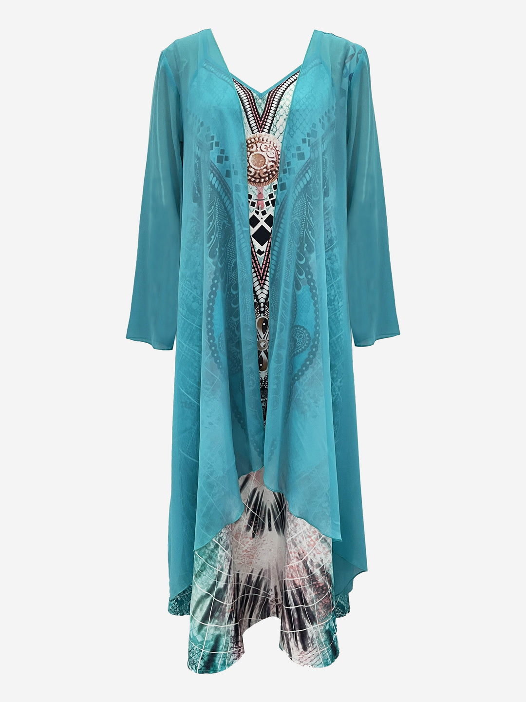 Marta | Vestido Maxi de Dos Piezas Bohemio