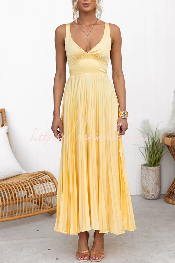 Ximena - Impresionante Vestido Plisado