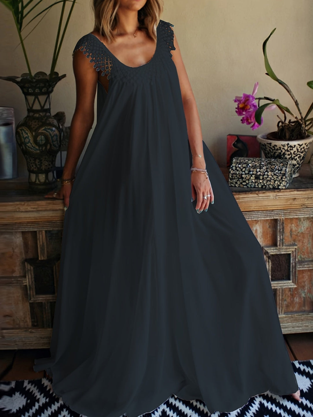 Alejandra - Vestido de Encaje Boho Talla Grande