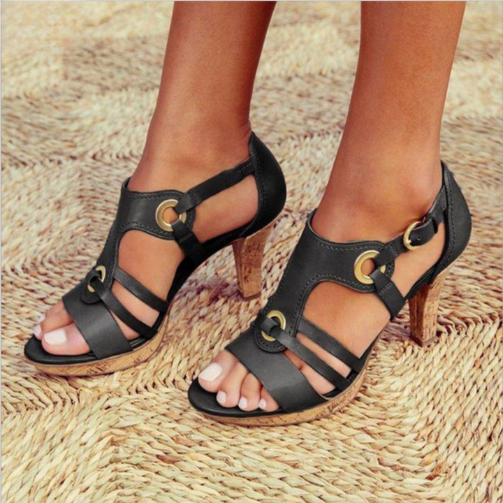 Ximena | Sandalias premium hechas a mano con tacón