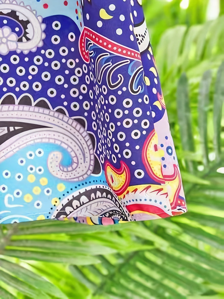 Gracia - Vestido Floral con Escote en V