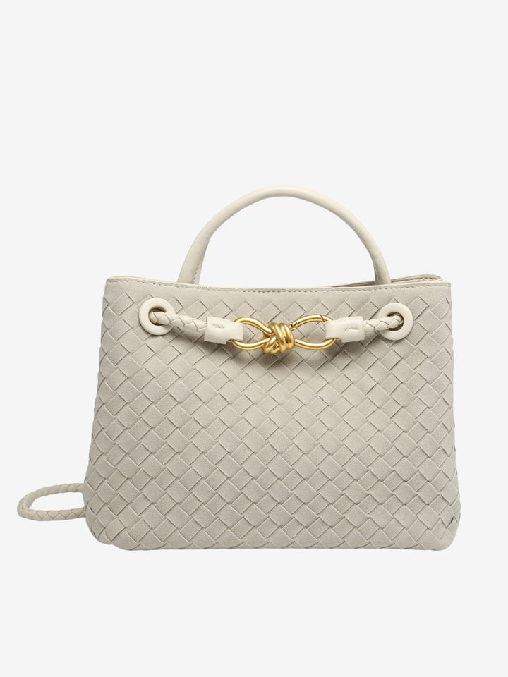 Feliciana - Bolso Pequeño de Ante Trenzado