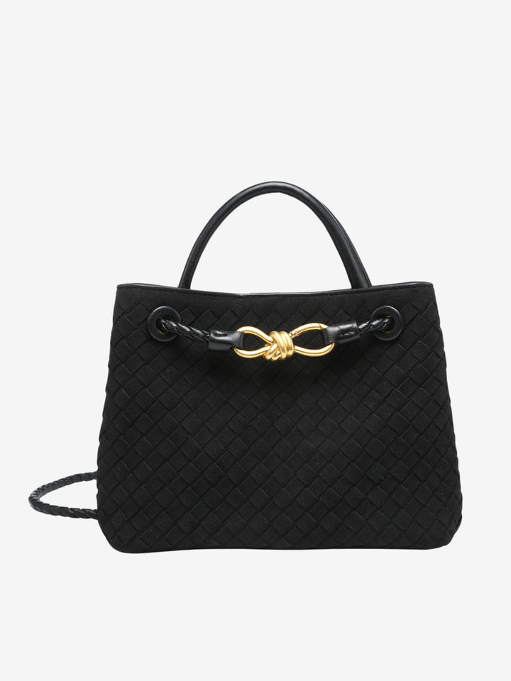 Feliciana - Bolso Pequeño de Ante Trenzado