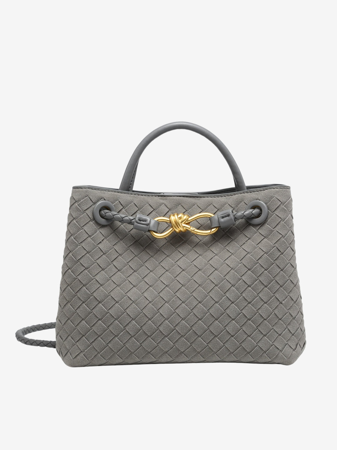 Feliciana - Bolso Pequeño de Ante Trenzado