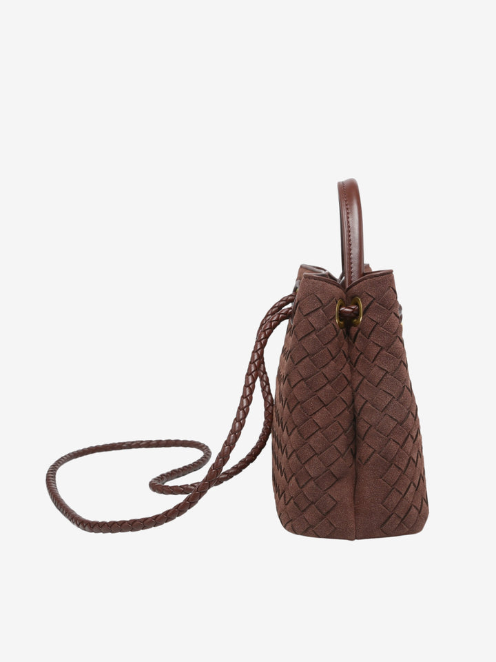 Feliciana - Bolso Pequeño de Ante Trenzado