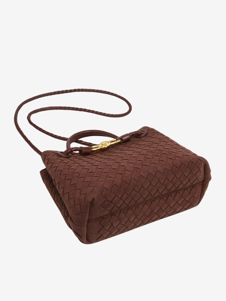 Feliciana - Bolso Pequeño de Ante Trenzado