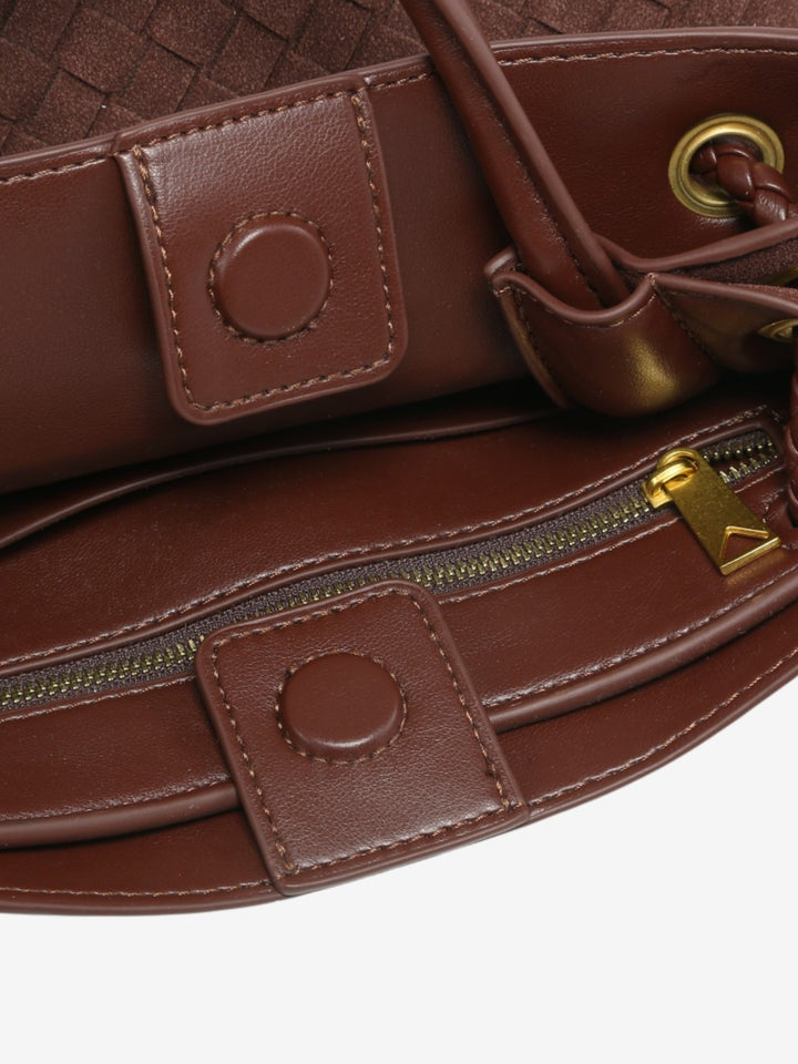 Feliciana - Bolso Pequeño de Ante Trenzado