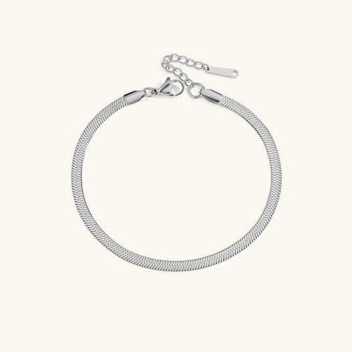 Lourdes - Tobillera Gia Herringbone