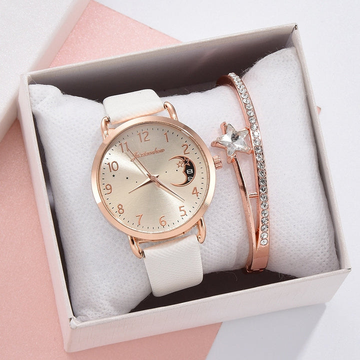 Raquel - Conjunto de Reloj de Esfera Maan y Pulseras