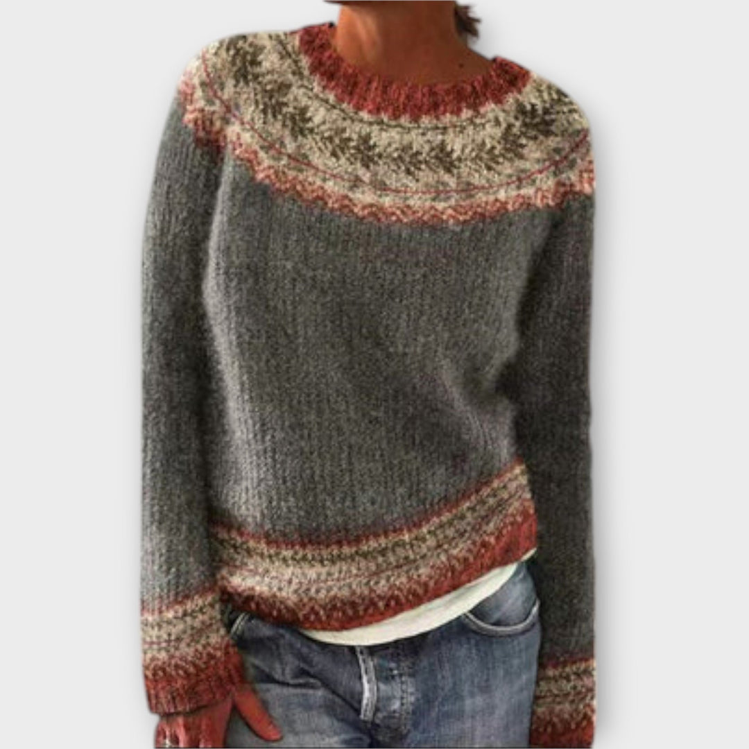 Mara - Suéter de punto vintage para damas