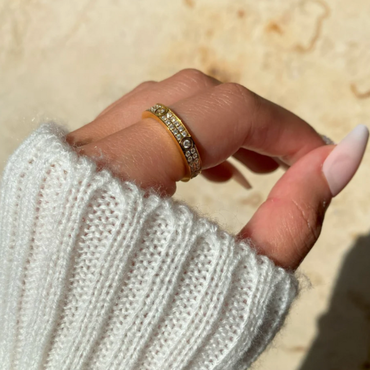 Trinidad | Anillo de diamante Oro
