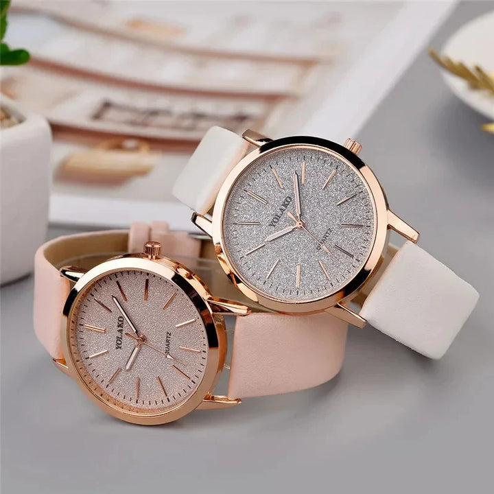 Antonia - Reloj de dama premium con esfera brillante