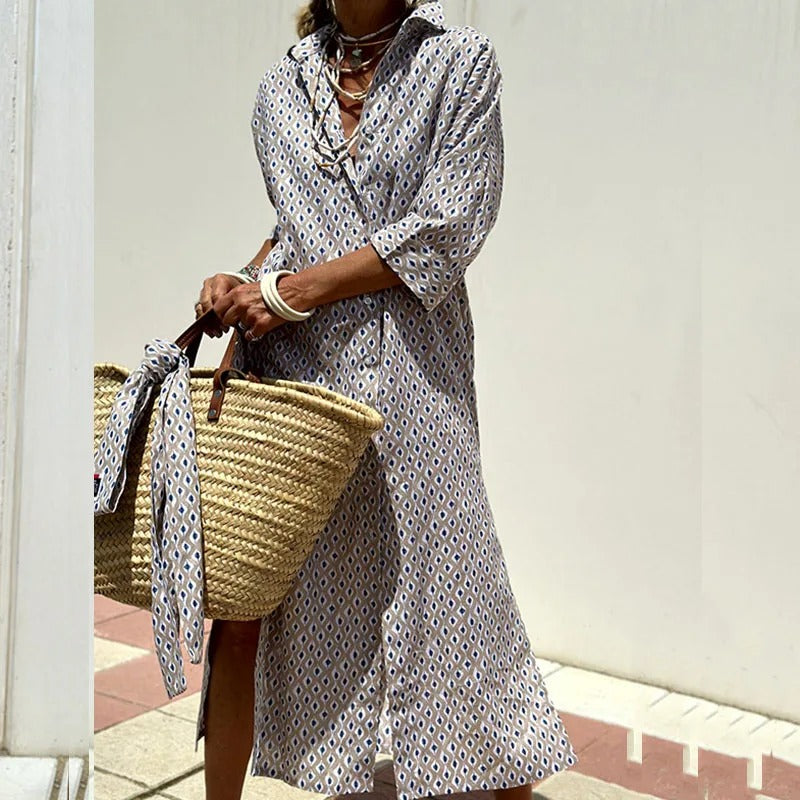 Elisa - Vestido Camisero Casual