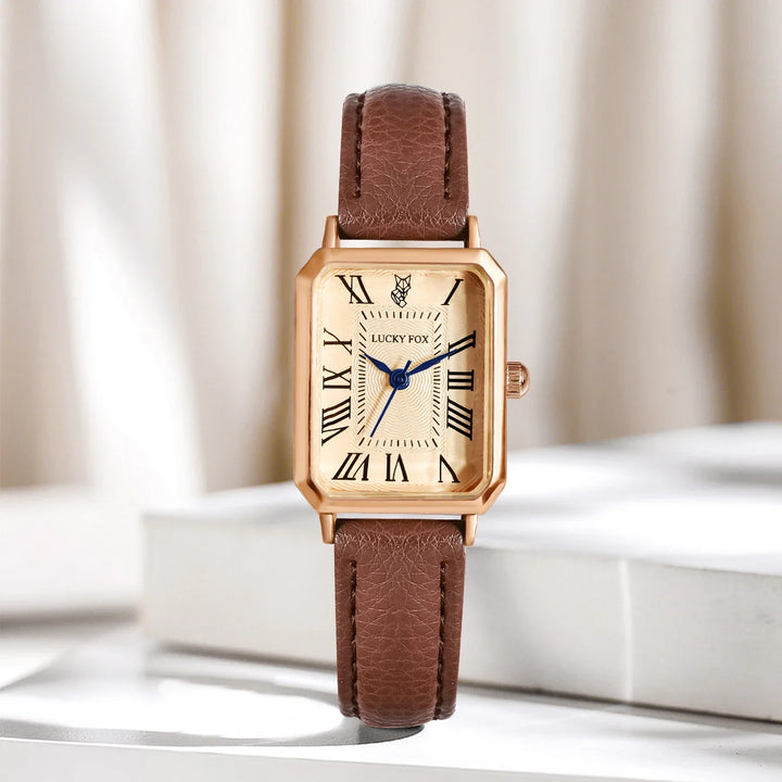 Gabriela - Reloj de cuarzo para mujeres con correa de cuero
