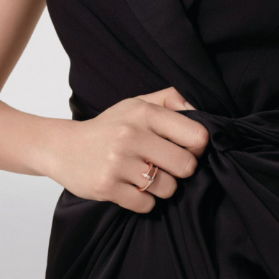 Soledad| Anillo de diamante Oro