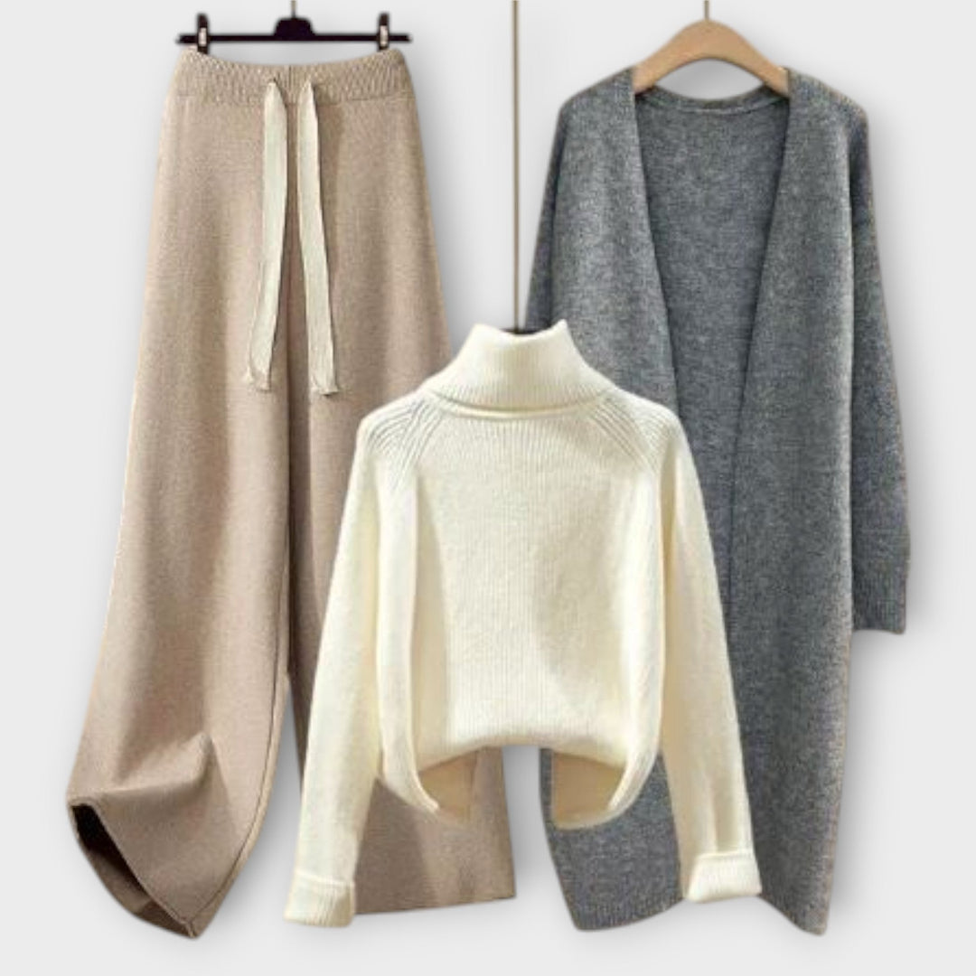 Oriana - Estilo Casual - Conjunto de Tres Piezas