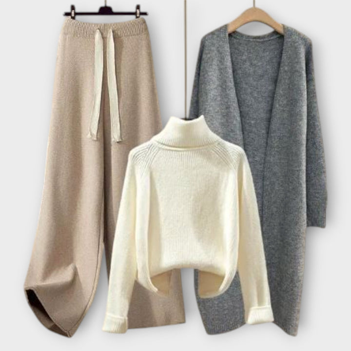 Oriana - Estilo Casual - Conjunto de Tres Piezas