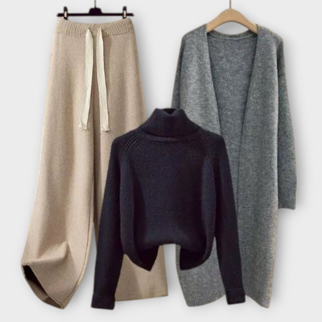 Oriana - Estilo Casual - Conjunto de Tres Piezas