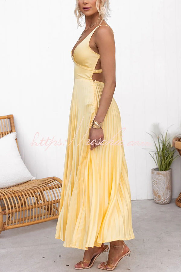 Ximena - Impresionante Vestido Plisado