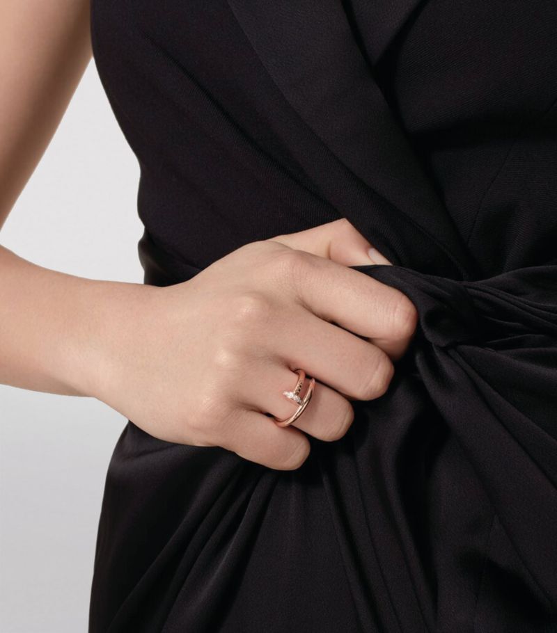 Virginia| Anillo de diamante Oro rosa