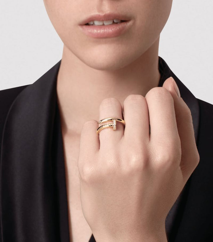 Soledad| Anillo de diamante Oro