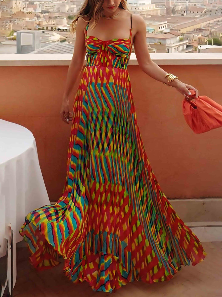 Emiliana - Elegant A-Line Maxi Dress