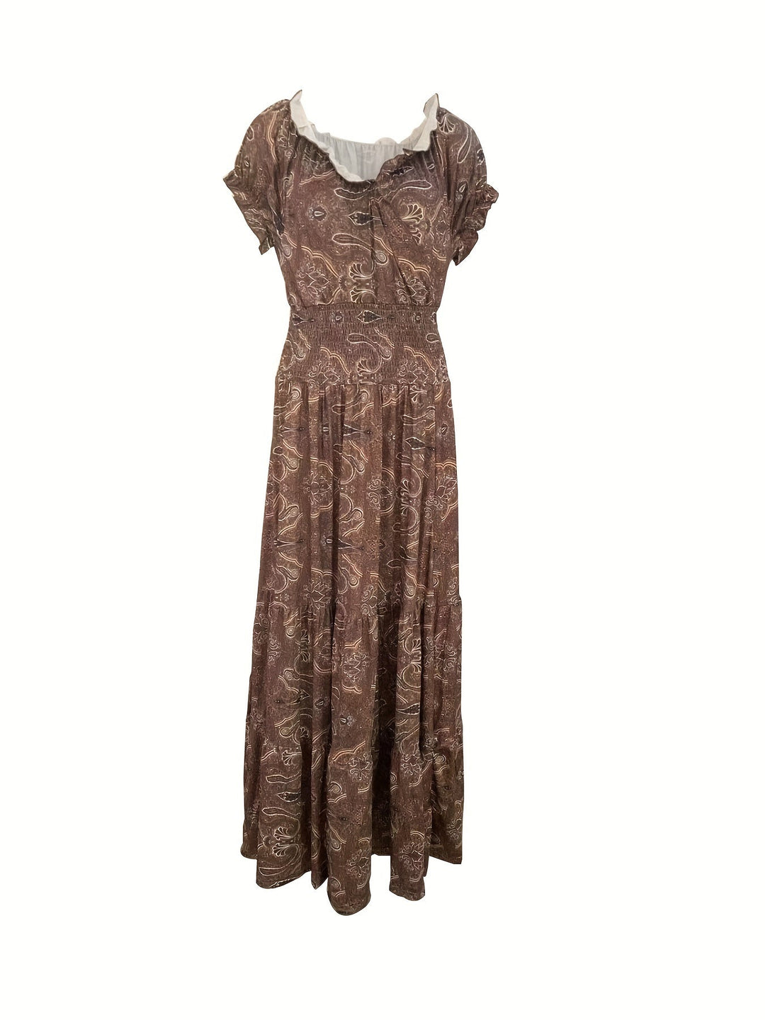Alondra - Vestido Largo Bohemio de Cuello en V
