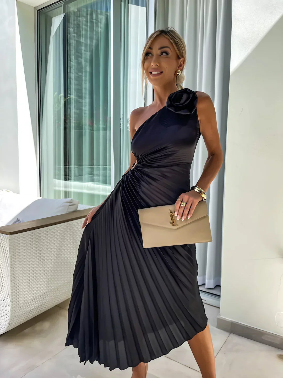 Amaranta - Vestido de Flores Romántico