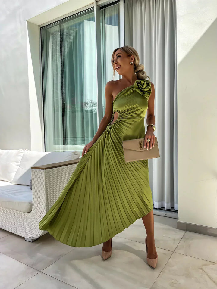Amaranta - Vestido de Flores Romántico