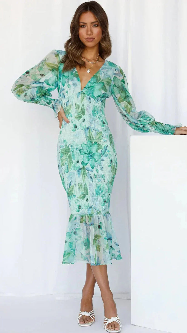 José | Impresionante Vestido de Flores